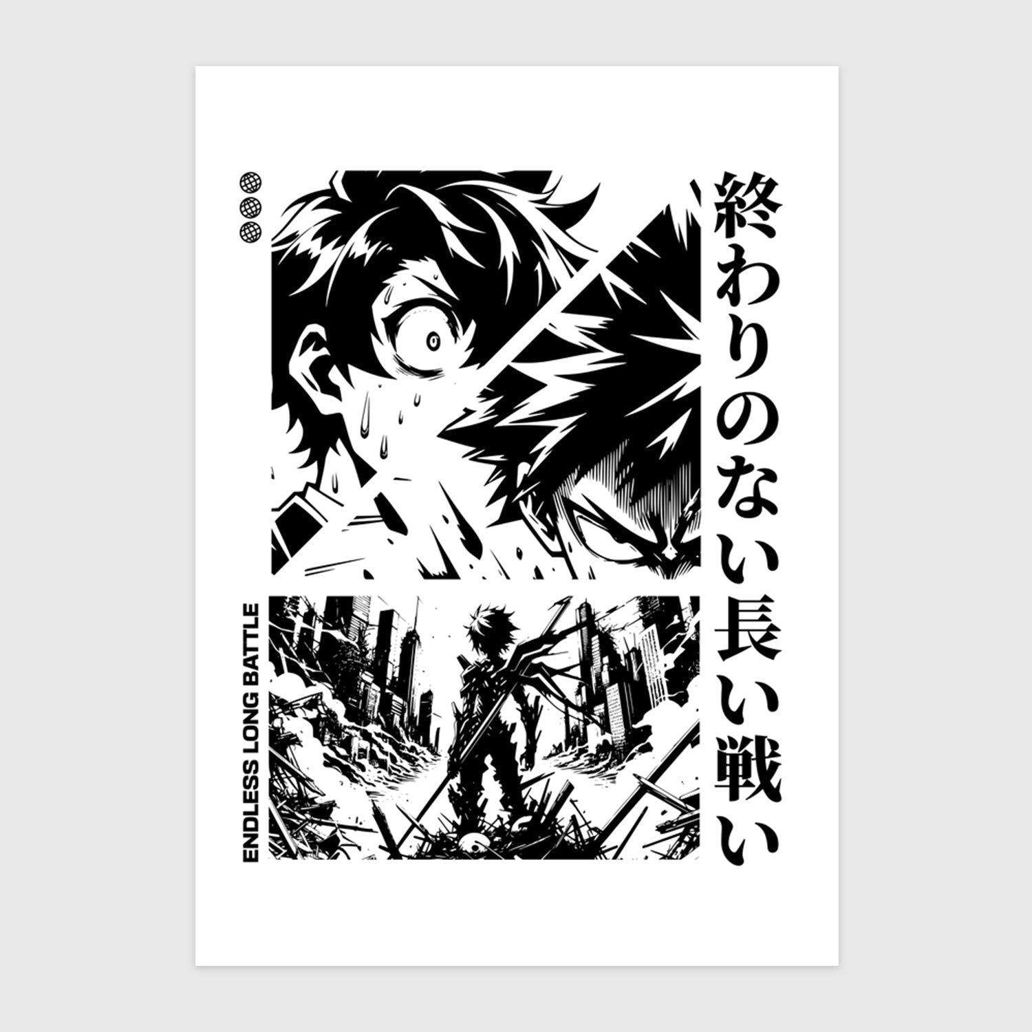 Dlhý boj - manga