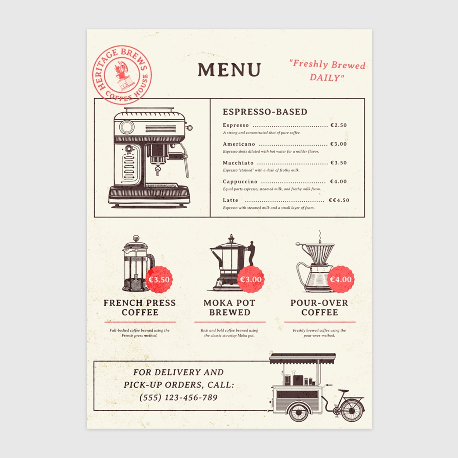 Kávové menu II